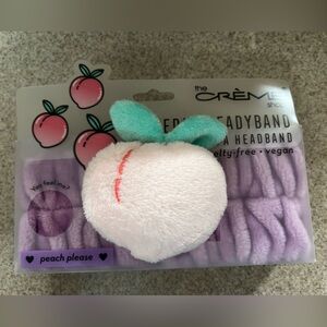 The Creme Shop: 3D Teddy Plushie Spa Headband - Peach Please - New in Box